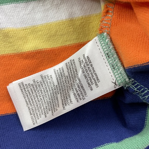 Polo Ralph Lauren The Iconic Rugby Shirt Long Sleeve Striped Men Sz M Pony - Picture 8 of 11